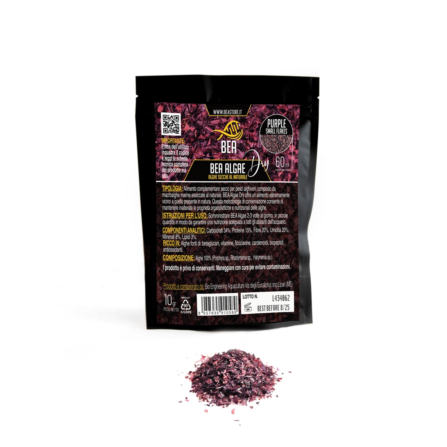 BEA Algae Dry Purple - Small Flakes