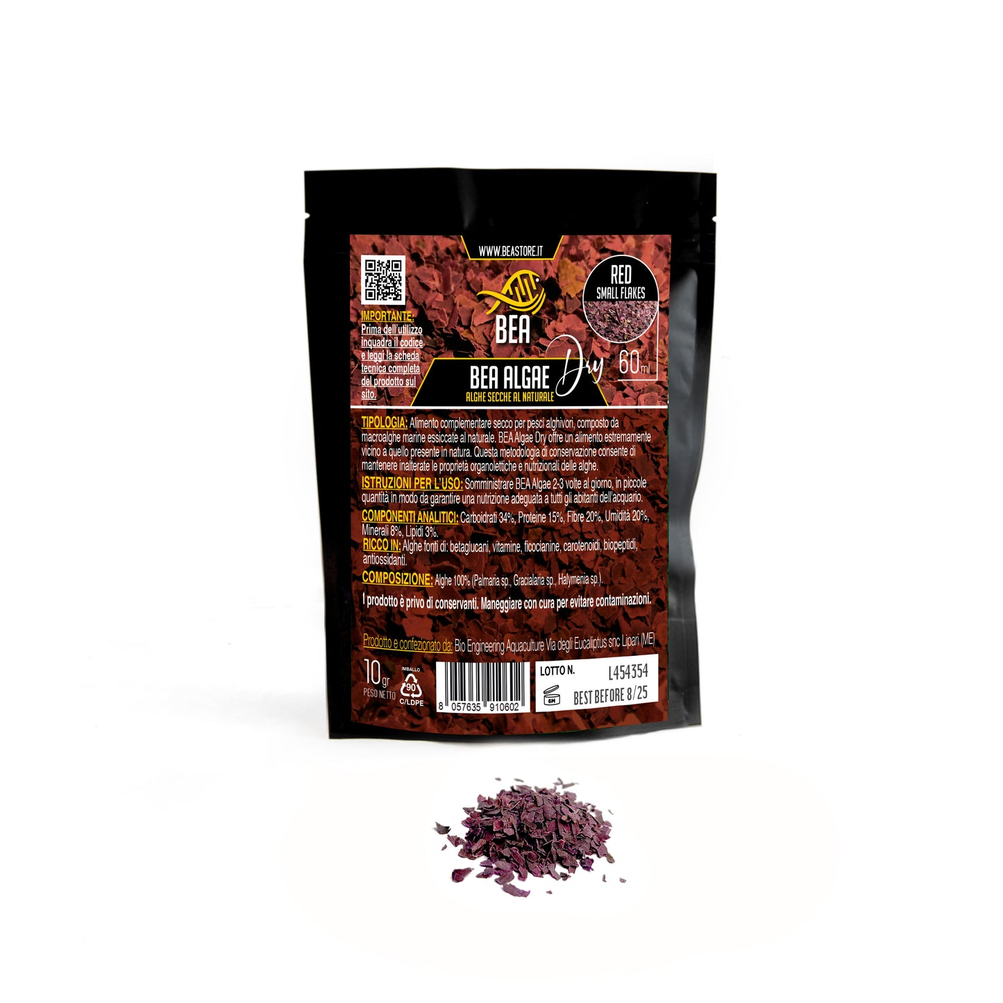 BEA Algae Dry Red - Small Flakes